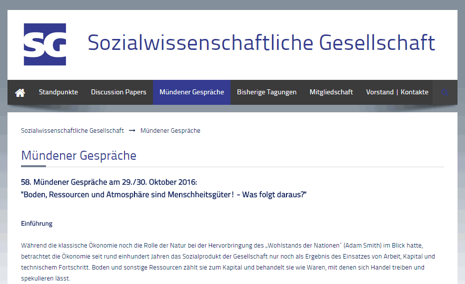 Mündener Gespräche online