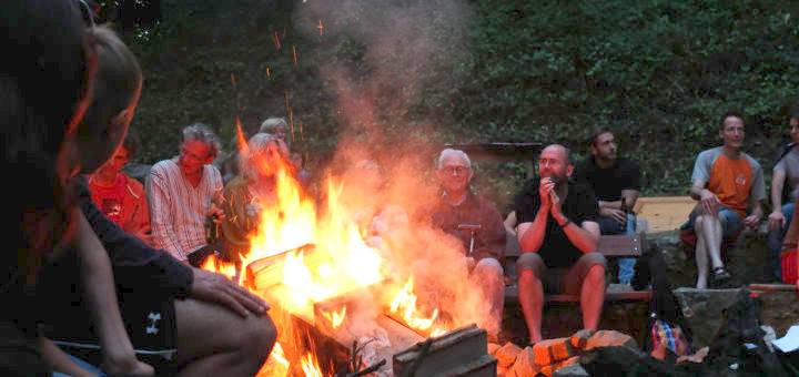 Lagerfeuer beim 3. Sommercamp 2016
