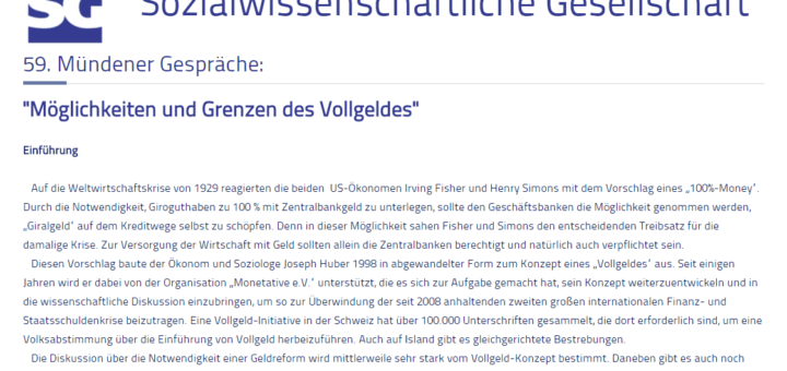 Mündener Gespräche online