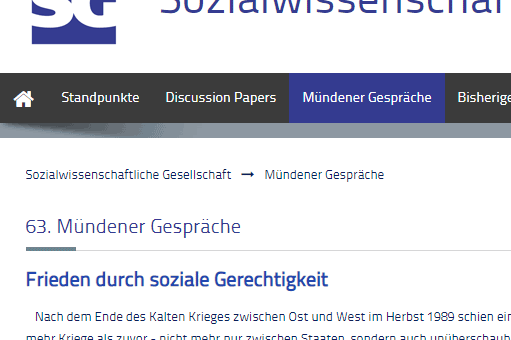 63. Mündener Gespräche