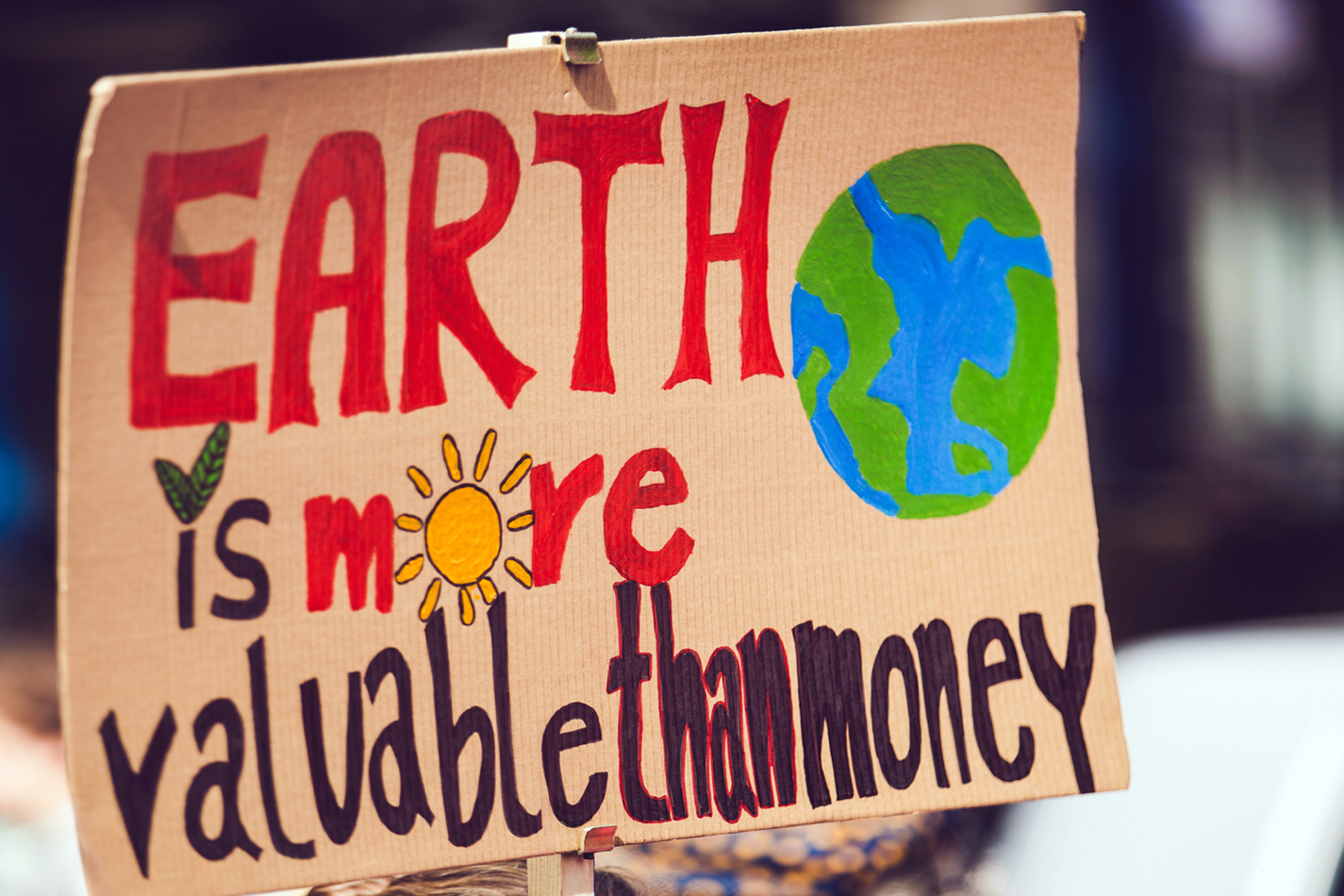 EARTH IS MORE VALUABLE THAN MONEY