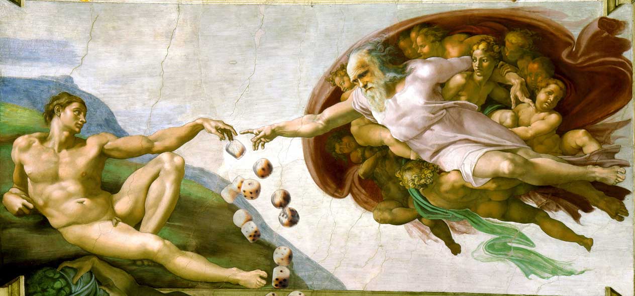 Gott „Darwin“ und der Zufall