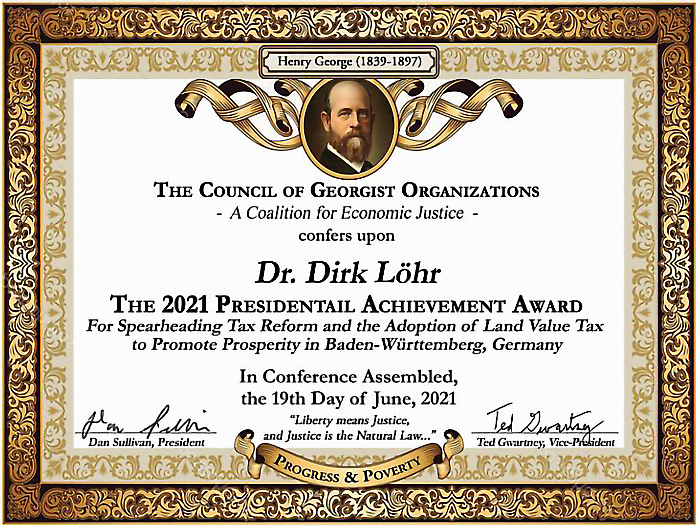 Economic Justice Award