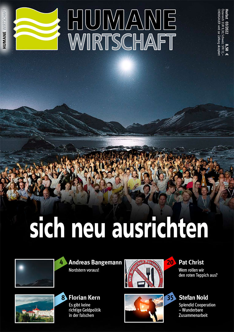 HUMANE WIRTSCHAFT Titel Herbst 2022