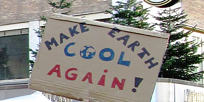 Make Earth cool again, Foto von Markus Henning