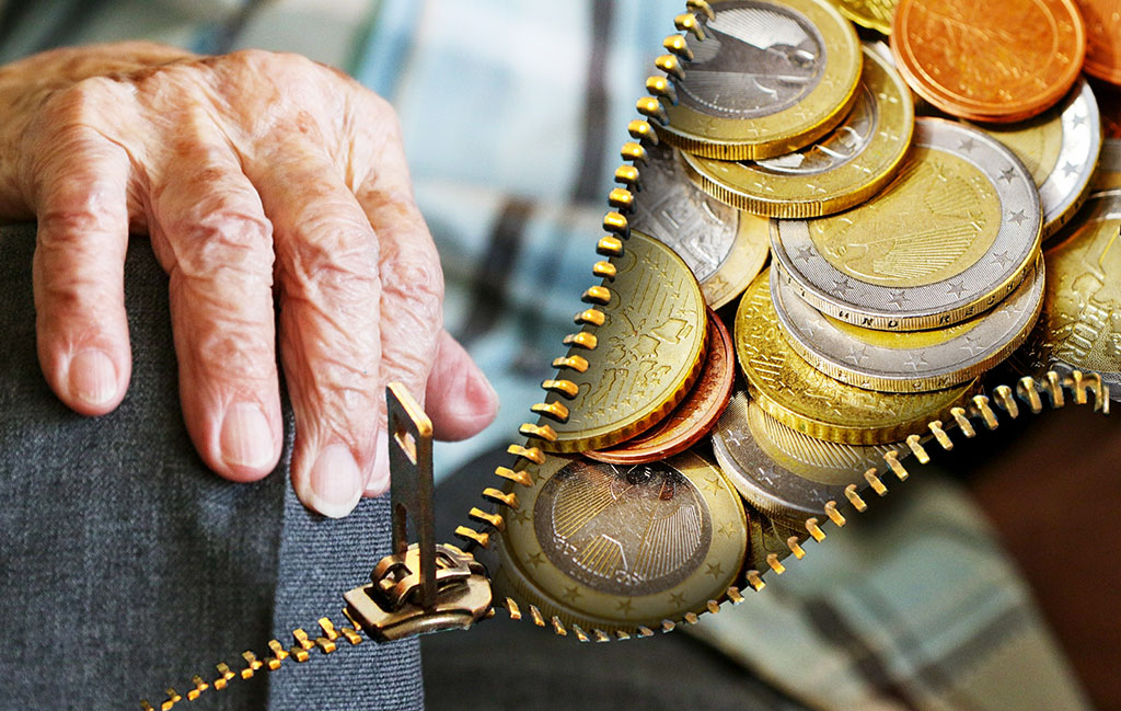 Alte Menschen, Rentner, Geld, 1555705