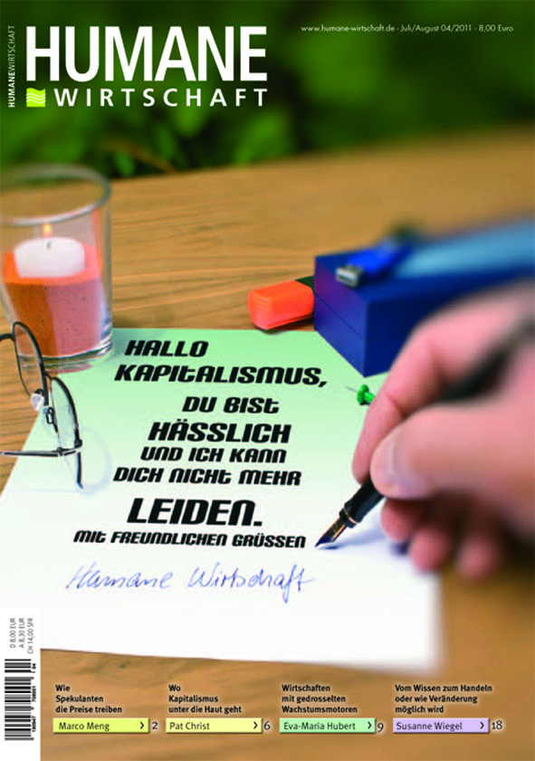 Note an den Kapitalismus