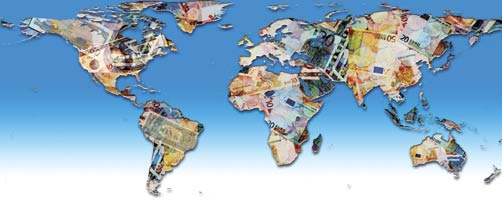 Welt voller Geld © Martin Bangemann, Kontakt: bestmoose.de